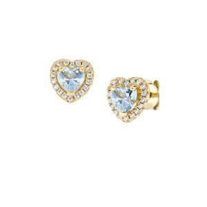 Boucles d'oreilles Amen Femme Dolce cuore in Argent Zircone ETICUGAZ - ETICUGAZ